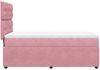 vidaXL Boxspringbett mit Matratze Rosa 90x200 cm Samt 3292249 Bild 5