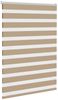 vidaXL Doppelrollo Sandbraun 110x150 cm Stoffbreite 105,9 cm Polyester 4014549 Bild 3
