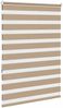 vidaXL Doppelrollo Sandbraun 110x150 cm Stoffbreite 105,9 cm Polyester 4014549 Bild 4