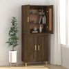 Sideboard Braun Eichen-Optik 69,5 x 34 x 90 cm Holzwerkstoff [817341] Bild 3