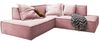 KAWOLA Sofa SAMU Ecksofa Stoff rosa Recamiere links 72 x 224 x 226 cm Bild 3