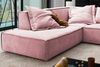 KAWOLA Sofa SAMU Ecksofa Stoff rosa Recamiere links 72 x 224 x 226 cm Bild 4
