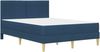 vidaXL Bettrahmen Blau 140 x 200 cm Polyester 3414963 Bild 3