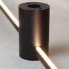 ZMH LED Wandleuchte Innen Wandlampe - 60CM Schwarz Modern Flurlampe Design Treppenhauslampe 3000K Warmweiß Küchenlampe Indirekt Wandbeleuchtung für Wohnzimmer Schlafzimmer Flur Treppenhaus Bett Küche Bild 5