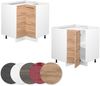 Eckunterschrank Fame-Line Goldkraft Eiche 80.5 cm ohne Arbeitsplatte Vicco Bild 5