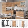 Eckunterschrank Fame-Line Goldkraft Eiche 80.5 cm ohne Arbeitsplatte Vicco Bild 2