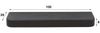 Wandregal Ore aus Metall, modernes Industrial Design, Dunkelgrau, 100 cm, schwebende Natursteinoptik Bild 2