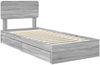 vidaXL Aufbewahrungsbett Graues Sonoma 75 x 190 cm Holzwerkstoff 3412330 Bild 4