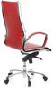 hjh OFFICE Profi Chefsessel PARMA 20 Leder Rot Bild 5