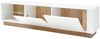 Lowboard mit LED 188cm CELLE-61 in weiß Glanz und Grandson Oak Eiche Nb, B/H/T: 188/46/40cm Bild 3