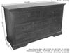 Kommode Akazie 145x49x85 nougat lackiert OXFORD #524 Bild 5