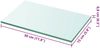 vidaXL Regalböden 2 Stk. Glas Transparent 30x15 cm 3051548 Bild 4