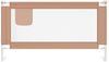Kleinkind-Bettschutzgitter Taupe 150x25 cm Stoff Bild 3