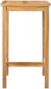vidaXL Bartisch Natur 60 x 60 x 105 cm Massiv-Teak 42030006 Bild 4