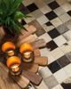 Teppich Kuhfell braun-beige 160x230 cm Patchwork RIZE Bild 3