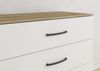 rauch Aditio Box, Kommode, 4 Schubladen, mit Softclose-Funktion, Farbe Weiß/Eiche Artisan, BxHxT 80x81x42cm Bild 5
