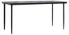 vidaXL 7-tlg. Garten-Essgruppe mit Kissen Grau Poly Rattan 3212356 Bild 3