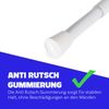 Verstellbare Vorhangstange - Spannstange zum Klemmen Weiß Ø10/13 mm 60-90 cm Bild 5