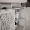 Waschbeckenunterschrank Liora Weiß 68x60 cm mit 2 Türen Vicco Bild 4