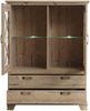 Hochschrank >Nepal< Fichte Dekor und Klarglas - 120,3x161,2x45cm (BxHxT) Bild 3