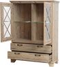 Hochschrank >Nepal< Fichte Dekor und Klarglas - 120,3x161,2x45cm (BxHxT) Bild 4