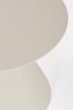 Couchtisch Lahoa aus Aluminium, rundes Design, modern, Farbe Sandshell, pflegeleicht Bild 3