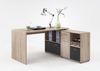 FMD Möbel - LEXO/LEX - Schreibtisch - melaminharzbeschichtete Spanplatte - Eiche Nb - 135,7 x 74,2 x 135,7cm Bild 4