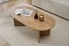 Stylish Oak Coffee Table, 119 x 60 x 40 cm | 100% Melamine Coated Particle Board, 18 mm Thick | Perfect for Modern Living Rooms & Cozy Spaces Bild 4