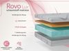 Ergonomische Latexmatratze, Höhe 19 cm, Härtegrad H2, Rollmatratze mit HR-Schaum, für Allergiker mit abnehmbarem Bezug - 180 x 200 cm - ROVO - LUX Bild 3