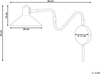 Wandlampe BALIEM verstellbar Metall Gold Bild 2
