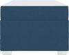 vidaXL Bettrahmen mit Matratze Blau 90 x 200 cm Stoff 3399165 Bild 5