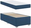 vidaXL Bettrahmen mit Matratze Blau 90 x 200 cm Stoff 3399165 Bild 4