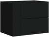 vidaXL Wand-Nachttische 2 Stk. Schwarz 45x30x35 cm 848328 Bild 5