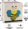 LIFENEY Aufbewahrungsbox Kinder mit Biene Motiv I Spielzeugbox mit Tiermotiv passend für Würfelregale I Ordnungsbox für das Kinderzimmer I Aufbewahrungskorb Kinder Bild 2