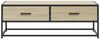vidaXL Couchtisch Sonoma-Eiche 100x50x35 cm Holzwerkstoff und Metall 848780 Bild 5