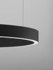 Nova Luce 9345660 ELOWEN LED Pendelleuchte 60cm 3000K Schwarz dimmbar Bild 2