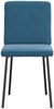 vidaXL Esszimmerstühle 2 Stk. Blau Samt 4101196 Bild 4