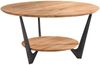 Couchtisch >2176< "rund" in Eiche , Massivholz - 87x46x87cm (BxHxT) Bild 2