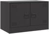 vidaXL TV-Schränke 2 Stk. Schwarz 67x39x44 cm Stahl 841632 Bild 5