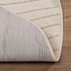vidaXL Bereichsteppiche Rund PALMERAS Beige Ø 160 CM Polyester 42022646 Bild 4