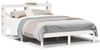 vidaXL Massivholzbett ohne Matratze Weiß 135x190 cm Kiefernholz 3305713 Bild 2