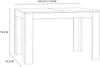 Kulissentisch >KILLARNEY< (ausziehbar bis 175cm) in Mauvelle Eiche - 120(175)x78,2x85,2cm (BxHxT) Bild 4