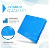 Monzana Trampolin Abdeckung reißfest UV-beständig Wetterschutzplane Trampolinschutz Abdeckplane Regenabdeckung 183cm - blau Bild 2
