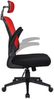 Bürostuhl Ergonomisch Drehstuhl Schreibtischstuhl Mesh Netzstoff office Stuhl Schwarz / Rot mit Kopfstütze Bild 3