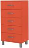 New Malibu 5215 - Kommode - Schubladenschrank - Rot Bild 3