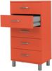 New Malibu 5215 - Kommode - Schubladenschrank - Rot Bild 4