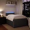vidaXL Boxspringbett mit Matratze Dunkelgrau 120x190 cm Samt 3289993 Bild 4