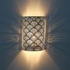 Marokkanische Silber-Wandlampe Aya Bild 2