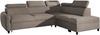AX LIVING Ecksofa mit Schlaffunktion Braun Olettio L-Form 265 cm R Bild 2