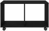 vidaXL Beistelltisch mit Regal Schwarz Eichen-Optik 72 x 33 x 42,5 cm 868061 Bild 4